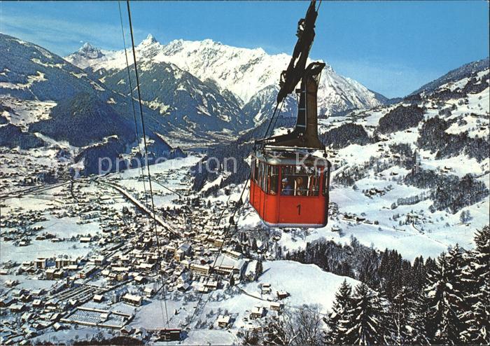 Schruns Vorarlberg Seilbahn mit Vandanser Steinwand