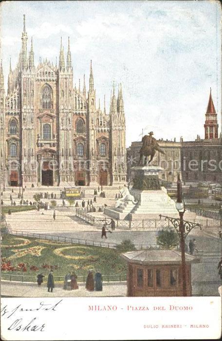 Milano Piazza del Duomo