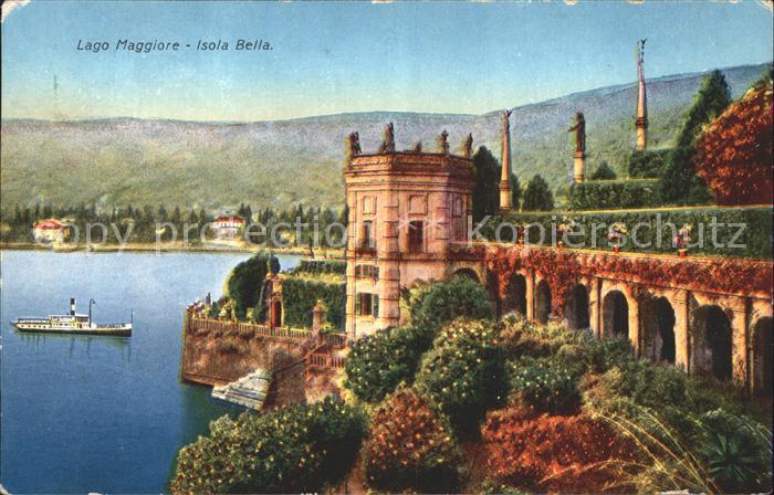 Lago Maggiore Isola Bella Dampfer