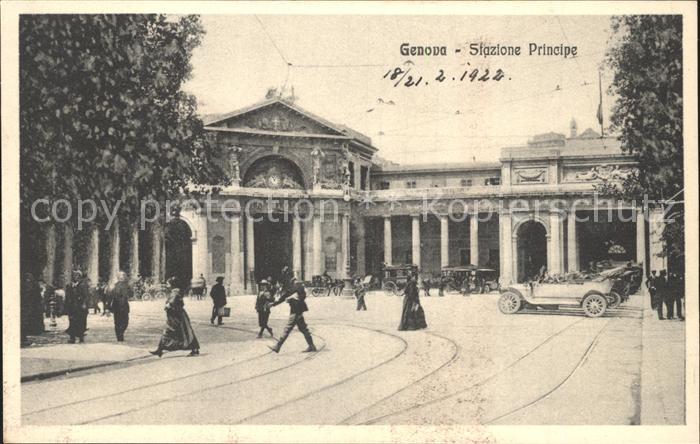 Genova Genua Liguria Statione Principe