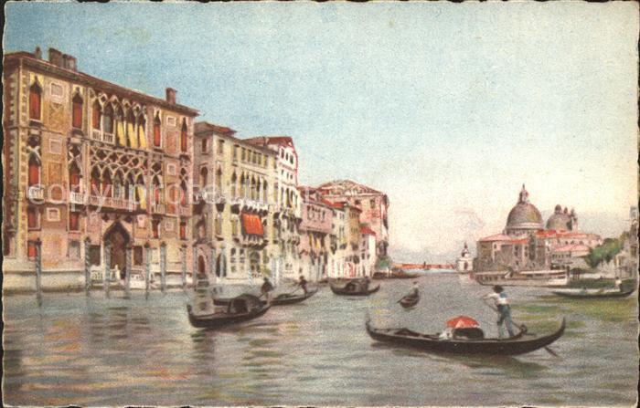 Venezia Venedig Canal Grande e Chiesa della Salute