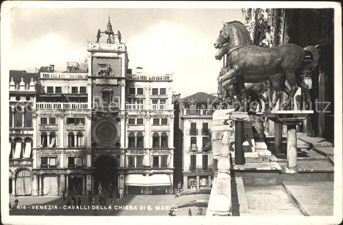Venezia Venedig Cavalli della Chiesa di S Marco
