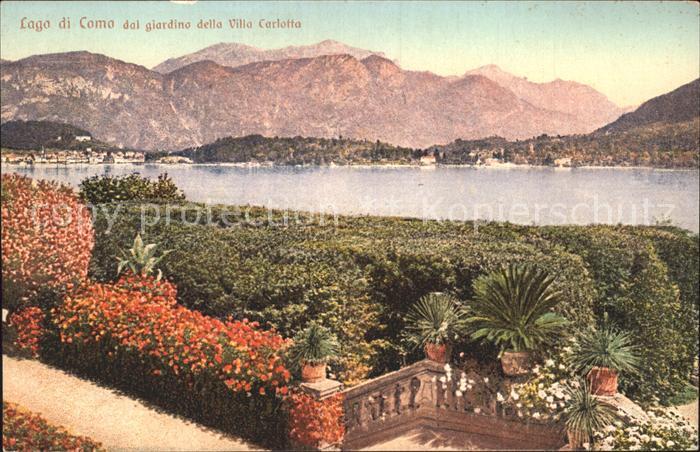 Lago di Como giardino della Villa Carlotta