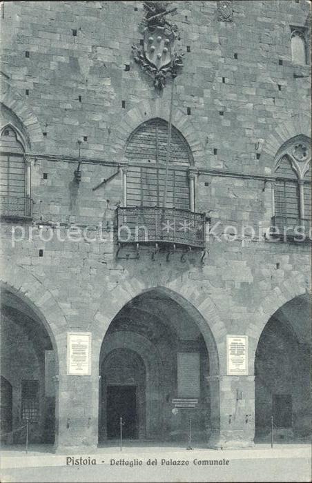 Pistoia Dettaglio del Palazzo Comunale