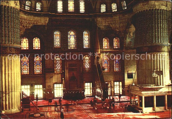 Istanbul Constantinopel Inneres Blaue Moschee