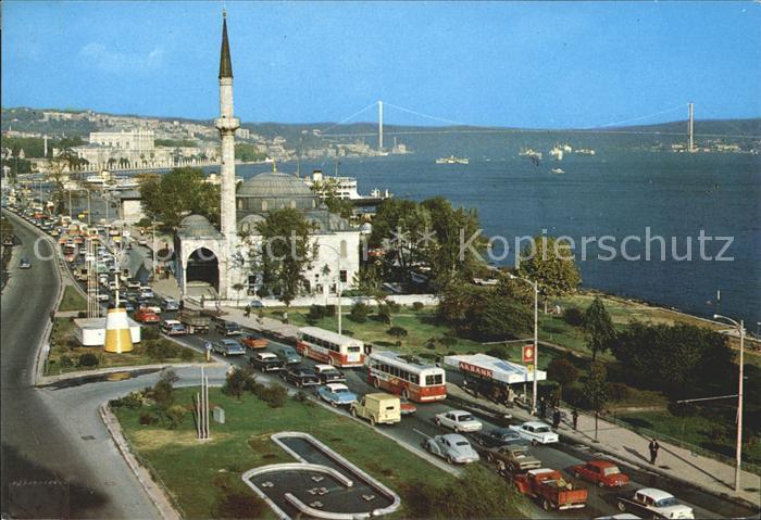 Istanbul Constantinopel Dolmabahce Palace Bosphorus Bridge Findikli Village
