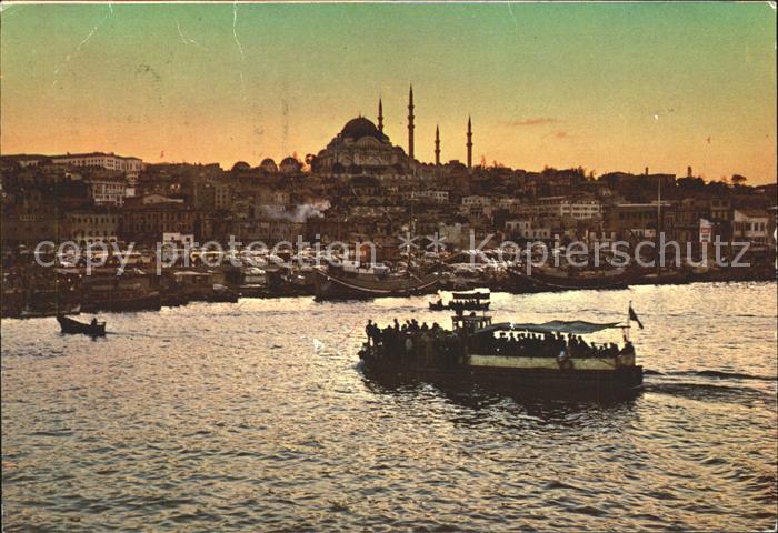 Istanbul Constantinopel Sueleymaniey Goldener Horn