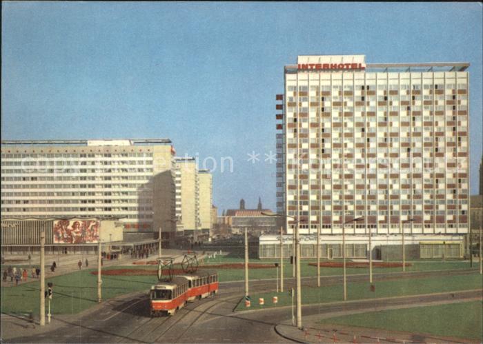 DRESDEN Elbe Prager Strasse Interhotel Newa