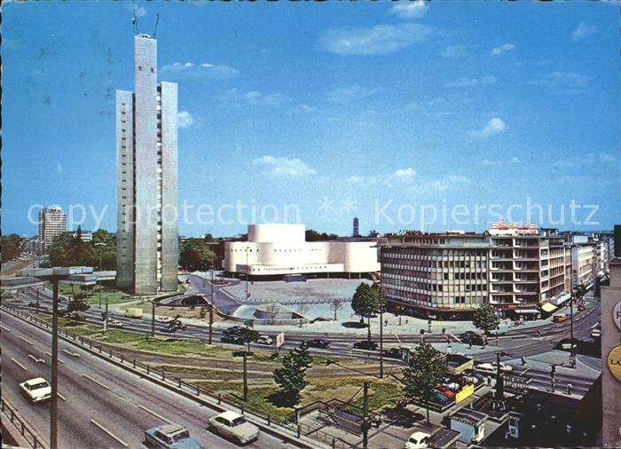 DuessELDORF CITY Schauspielhaus Thyssen Hochhaus