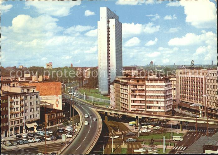 DuessELDORF CITY Autohochstrasse Thyssen Hochhaus