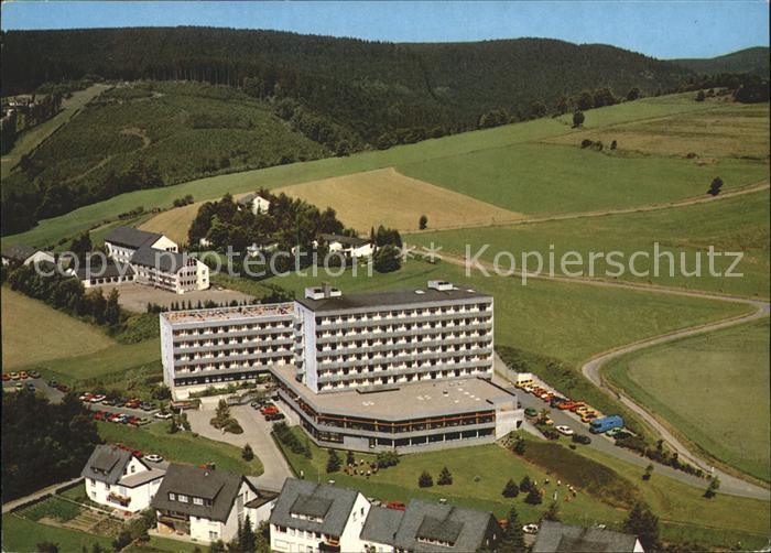 Willingen Sauerland Hochsauerlandklinik Fliegeraufnahme