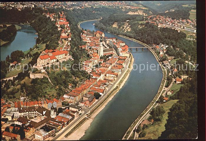 Burghausen Salzach Fliegeraufnahme