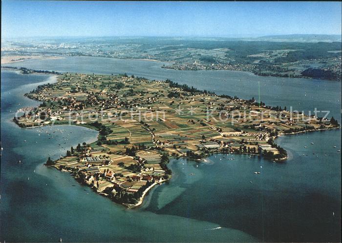 Insel Reichenau Fliegeraufnahme