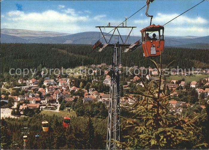 Hahnenklee-Bockswiese Harz Bocksberg Seilbahn hohen Bocksberg