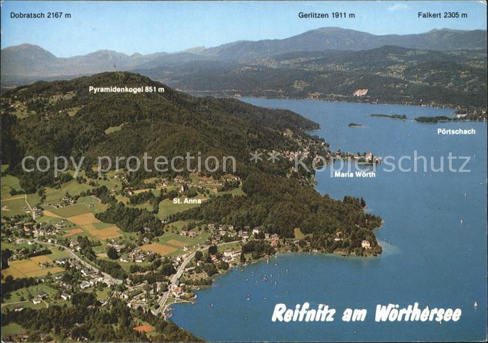 Reifnitz Woerthersee Dobratsch Pyramidenkogel Gerlitzen Falkert
