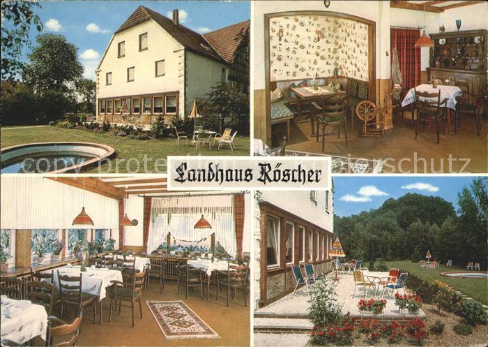 Bad Holzhausen Luebbecke Bauernhof Pension Landhaus Roescher