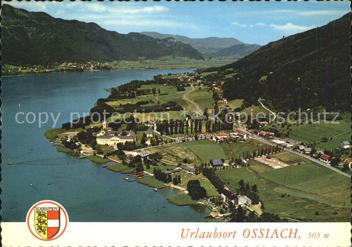Ossiach Benediktinerstift Fliegeraufnahme