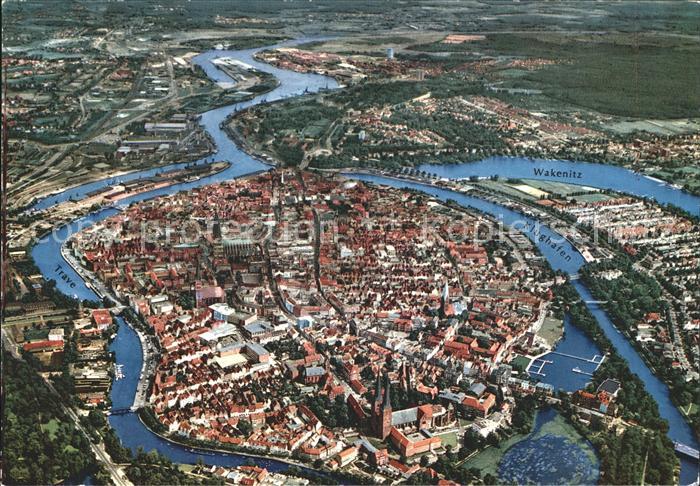 LueBECK  CITY Fliegeraufnahme
