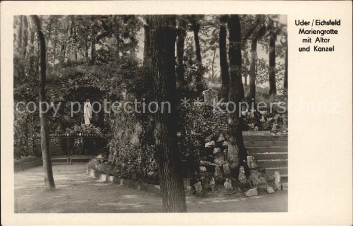 Uder Mariengrotte mit Altar und Kanzel