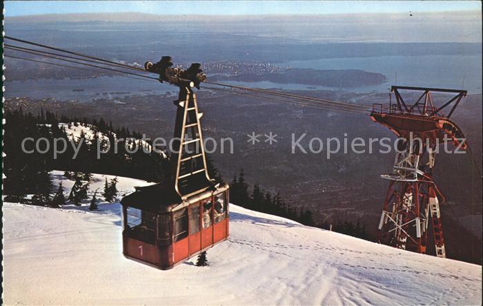 Vancouver British Columbia Grouse Mountain Skyride
