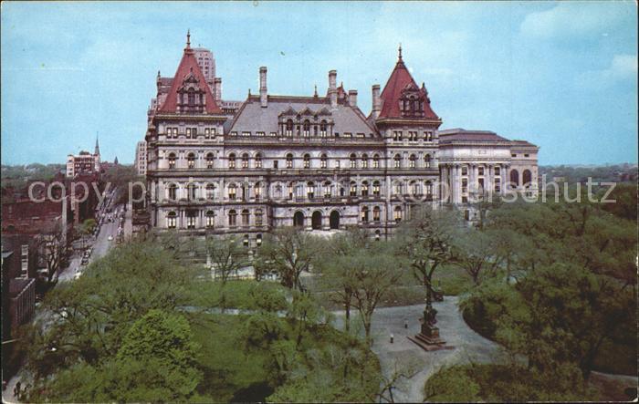 Albany New York The State Capitol Building and the State Education Building
