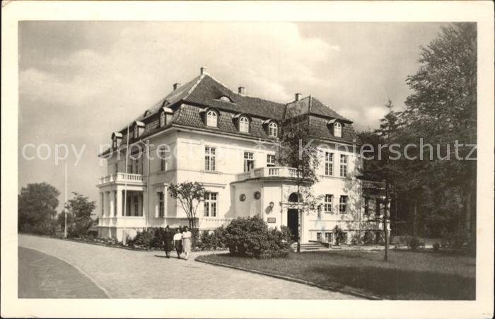 Heiligendamm Ostseebad Kur und Erholungsst?tte f?r Werkt?tige Haus Max Planck