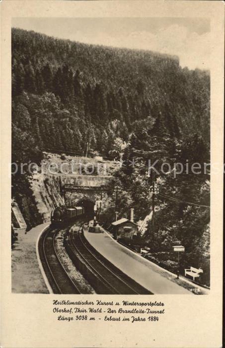 Oberhof Thueringen Brandleite Tunnel