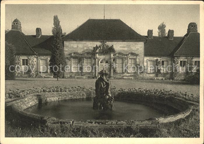 Bayreuth Eremitage Bayreuth Oberes Schloss Hauptfassade mit Bassin