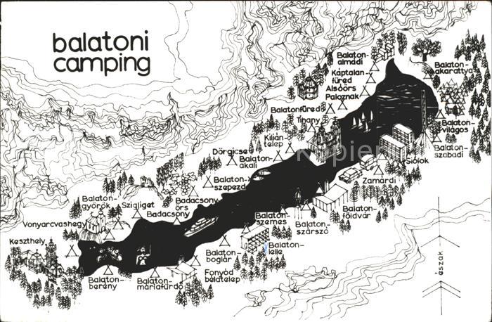 Balaton Plattensee Campingplaetze rund um den Plattensee