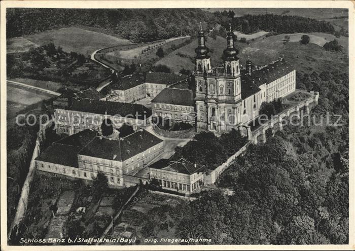 Staffelstein Kloster Schloss Banz Fliegeraufnahme