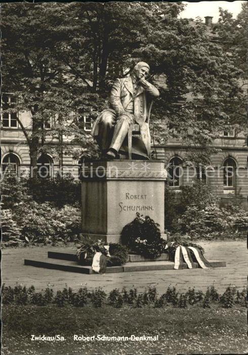 Zwickau Sachsen Robert Schumann Denkmal