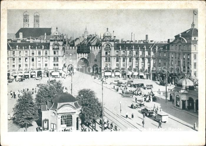 Muenchen Bayern Karlstor Rondell
