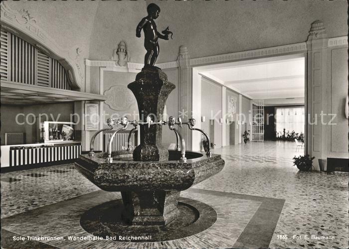 Bad Reichenhall Sole Trinkbrunnen Wandelhalle