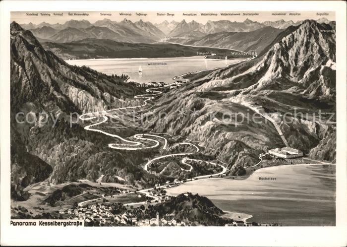 Urfeld Walchensee Kesselbergstrasse