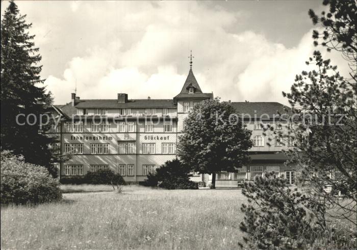 Oberhof Thueringen FDGB Erholungsheim Glueckauf