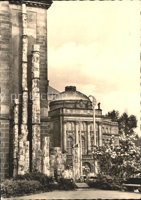 Karl-Marx-Stadt CHEMNITZ Museum mit versteinertem Wald und Oper