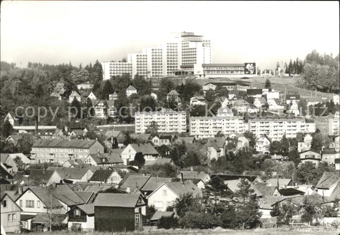 Friedrichroda Teilansicht mit FDGB Erholungsheim August Bebel