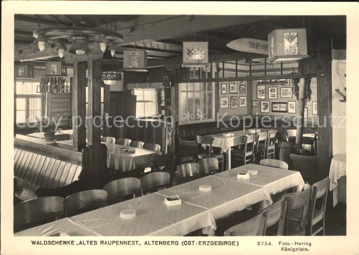 Altenberg Erzgebirge Waldschenke Altes Raupennest