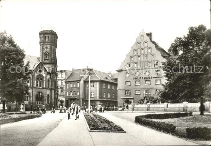 Aschersleben Sachsen-Anhalt Post und Volkshaus