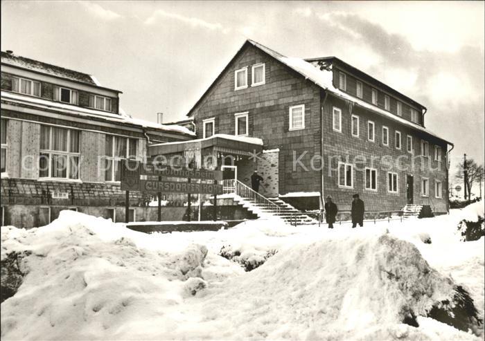 Cursdorf FDGB Erholungsheim Cursdorfer Hoehe