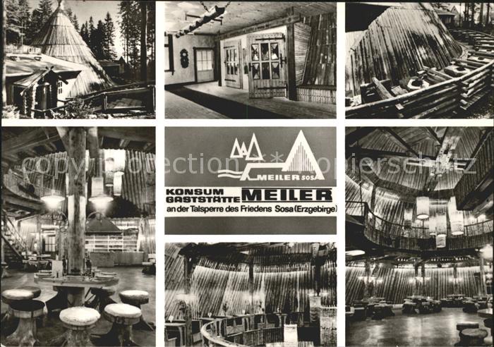 Sosa Erzgebirge Konsum Gaststaette Meiler Talsperre des Friedens