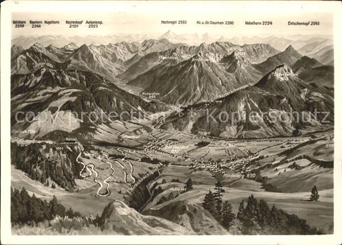 Hindelang mit Bad Oberdorf Oberjoch Hinterstein Ostrachtal