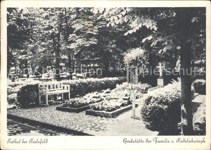 Bethel Bielefeld Grabstaette der Familie v Bodelschwingh