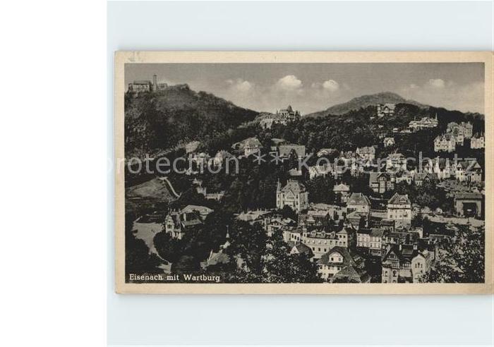 Eisenach Thueringen mit Wartburg