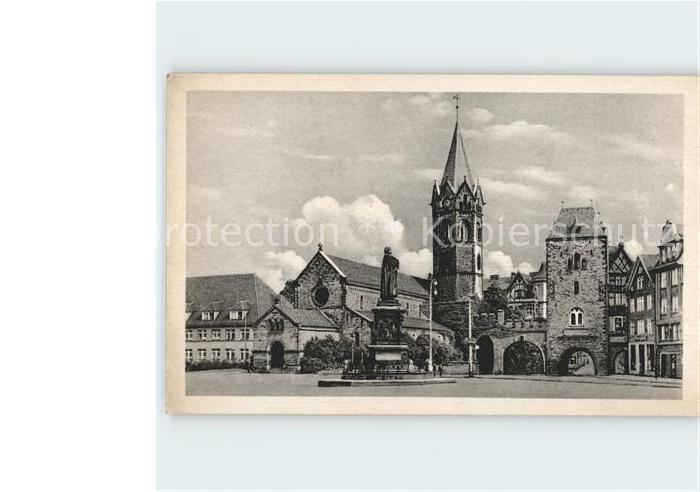 Eisenach Thueringen Platz der Einheit Brunnen