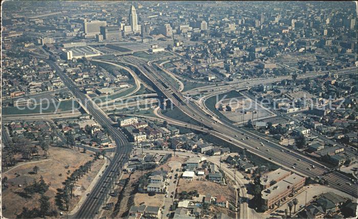 Los Angeles California Fliegeraufnahme Autobahn