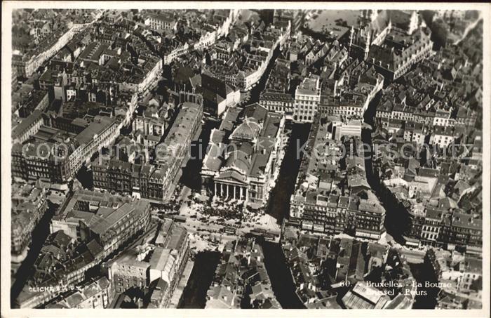 Bruxelles Bruessel Fliegeraufnahme