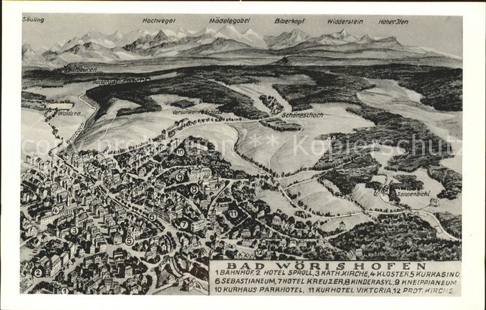 Bad Woerishofen Panoramakarte