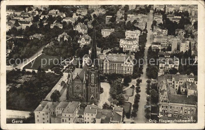 Gera Fliegeraufnahme
