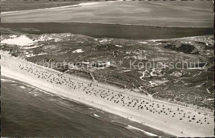 List Sylt Fliegeraufnahme Strand
